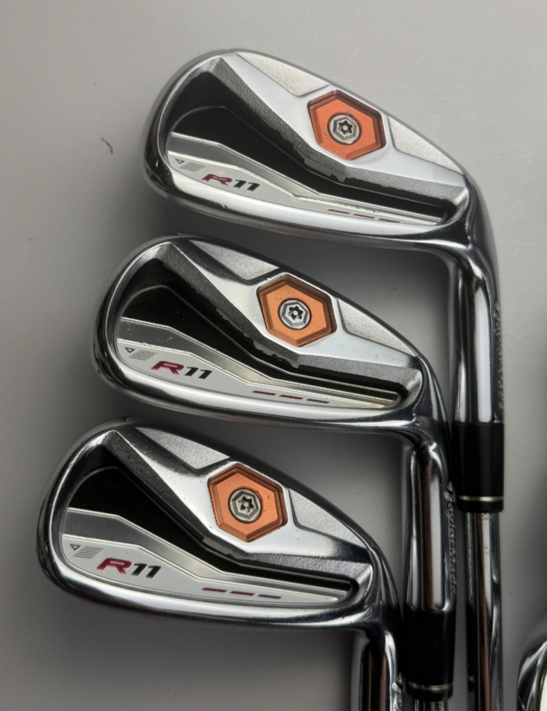 TaylorMade R11 Irons, Right-Handed, Regular flex, used golf club, view 3