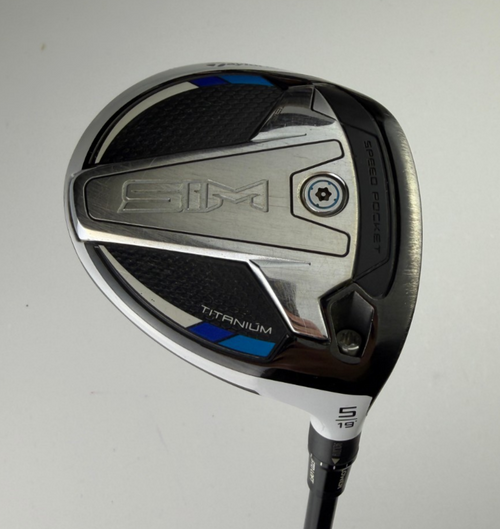 TaylorMade Sim Ti 18* 5 Wood - Diamana FW75 Stiff Flex - Very Good w/ HC