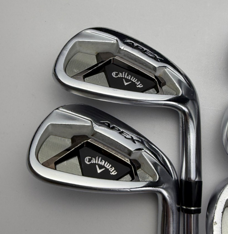 Callaway 2021 Apex Irons, Right-Handed, Stiff flex, used golf club, view 3
