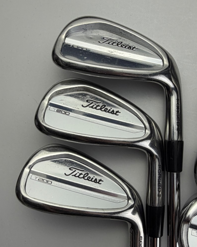 Titleist T200 Irons, Right-Handed, Stiff flex, used golf club, view 3