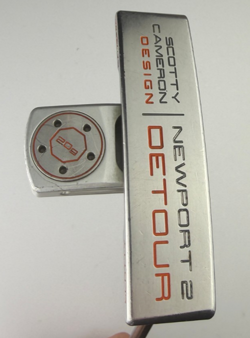 Scotty Cameron Design Newport 2 Detour 35" RH Putter *Brand New Grip* w/ HC