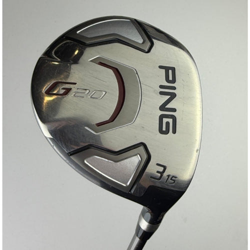 Ping G20 15* 3 Wood - Ping TFC 169F Regular Flex - Very Good w/ HC