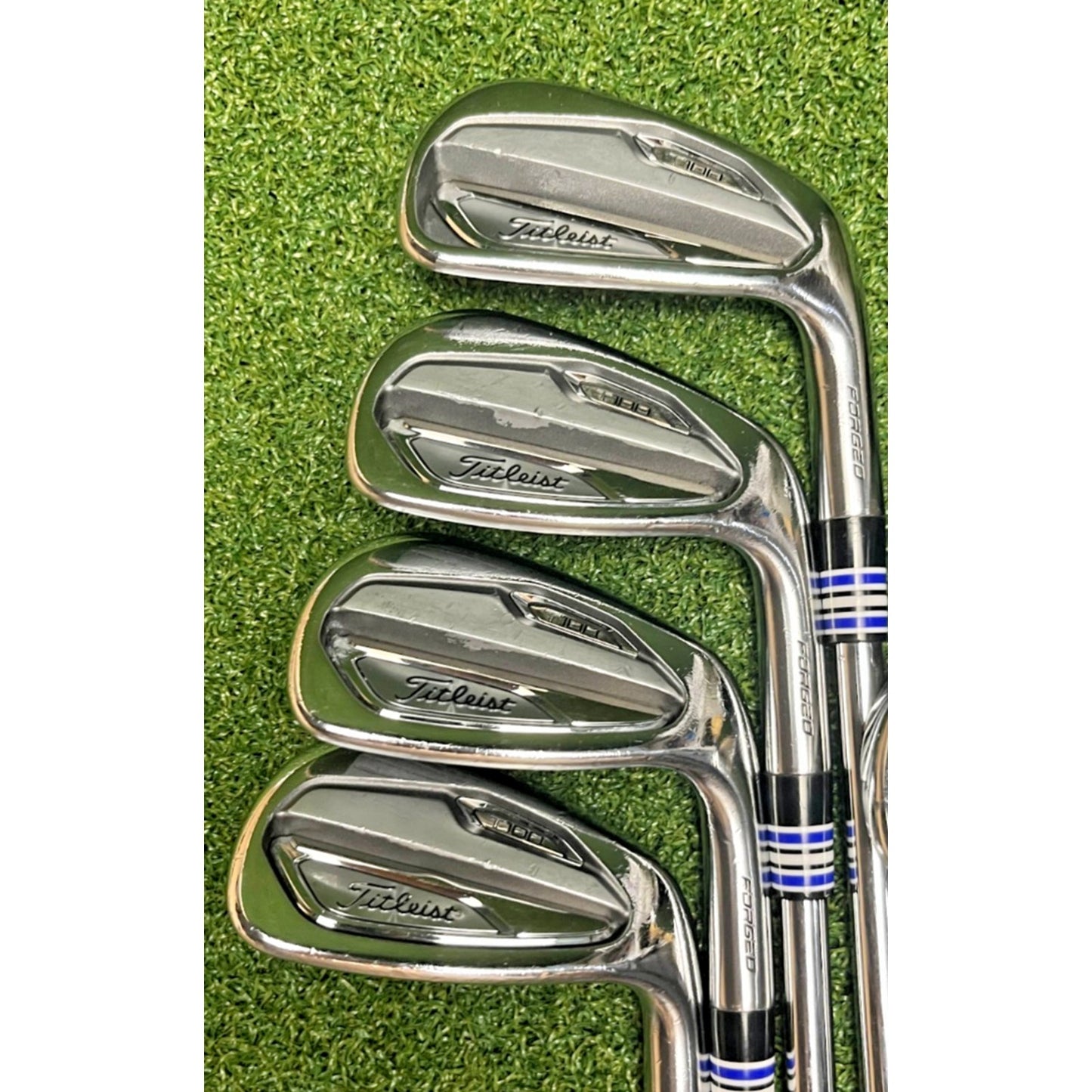 Titleist T100s Irons 4-PW - KBS Tour FST Stiff Flex - Value
