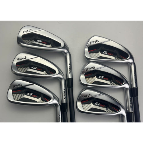 Ping G410 Black Dot Irons 5-PW - Ping ALTA AWT Regular Flex +0.25
