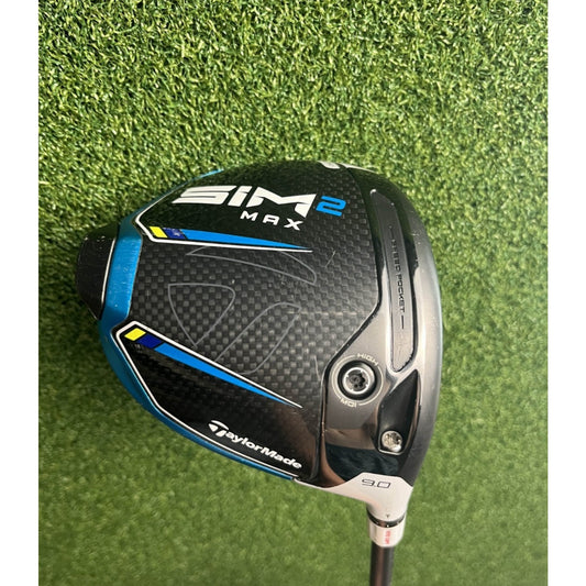 TaylorMade SIM2 Max Driver 9 - Feruga 6X Shaft - Very Good w/ HC