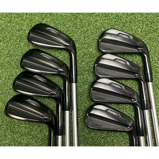 Titleist T100S Black 2021 Irons 4-PW, 48 - KBS Tour C-Taper 120 S - Very Good