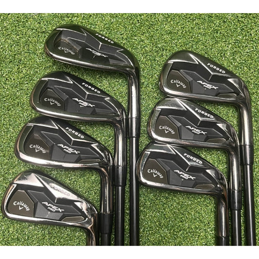 Callaway Apex Pro Smoke 19 Irons 4-PW - TT Elevate Tour X Flex - Good