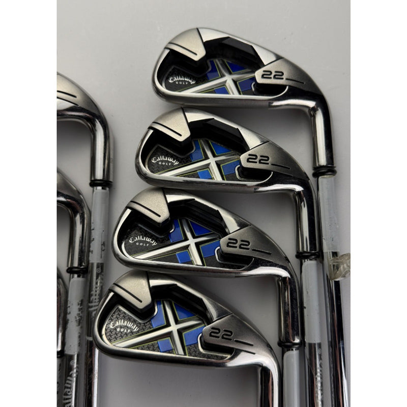 Callaway X22 Irons 4-PW - Callaway X Uniflex Shafts - Very Good image 2