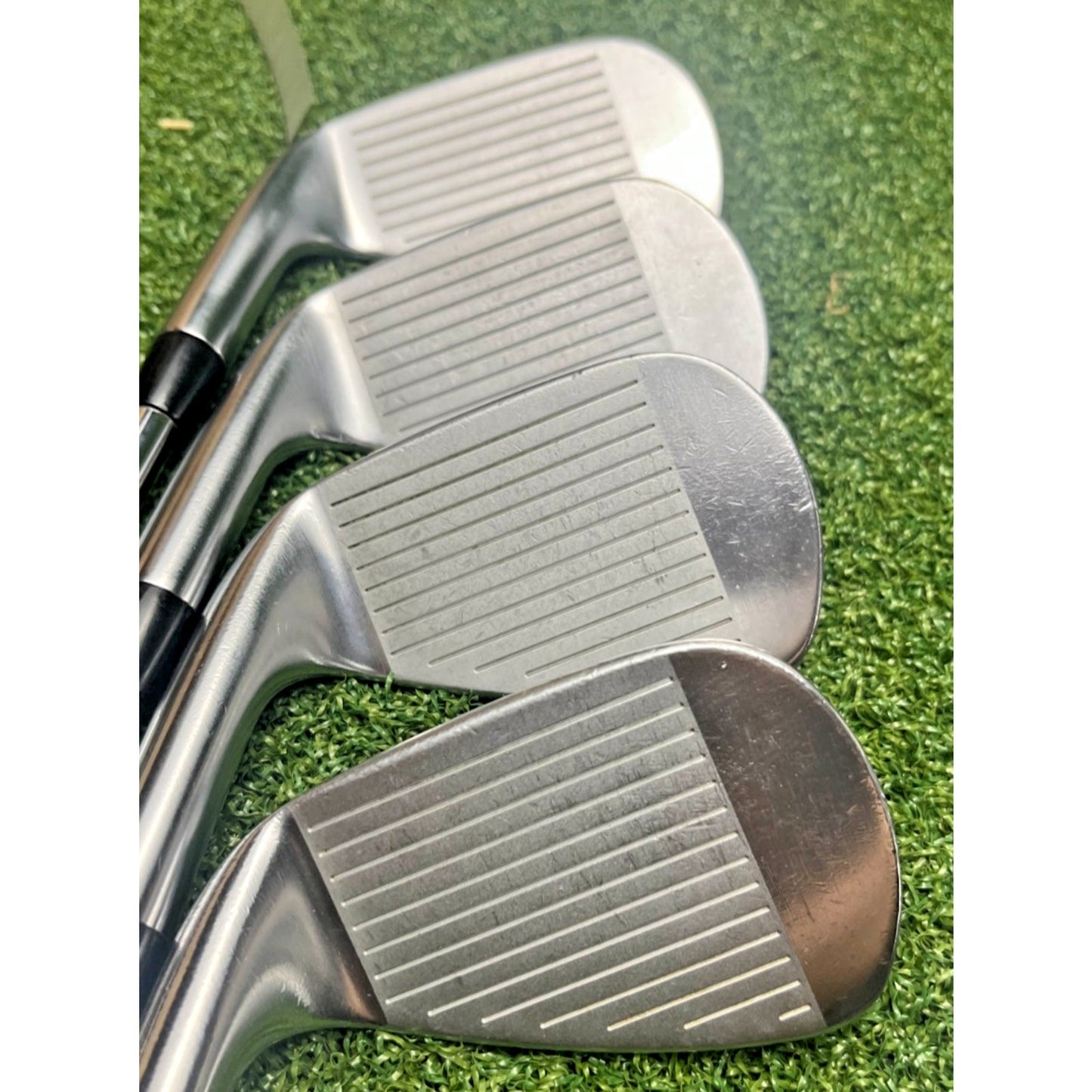 Titleist 2021 T100 Irons 4-PW - TT AMT Tour White S300 Stiff Flex - Very Good