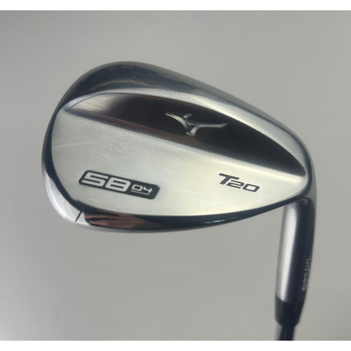 Mizuno T20 Satin Chrome 58/04 - Dynamic Gold S400 Stiff - Very Good