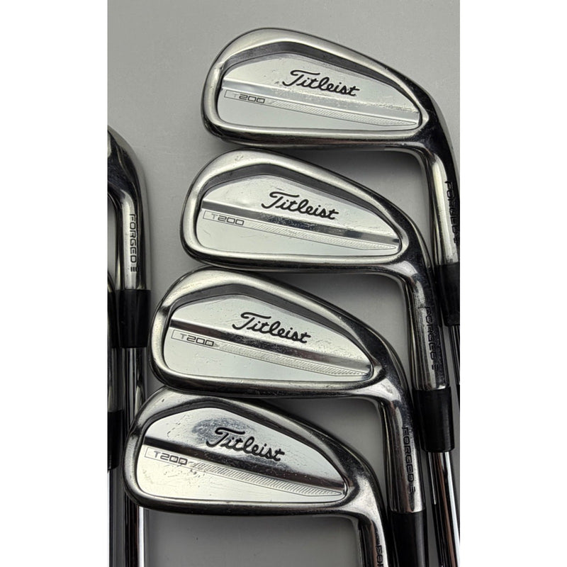 Titleist 2023 T200 Irons 4-PW - KBS Tour 90 Stiff Flex - Good image 2
