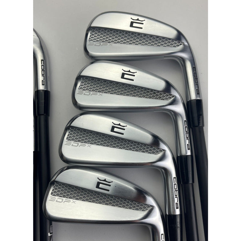 Cobra 3DP X Irons 4-PW, GW - Fujikura Axiom Velocore 105 Extra Stiff - Very Good — image 2