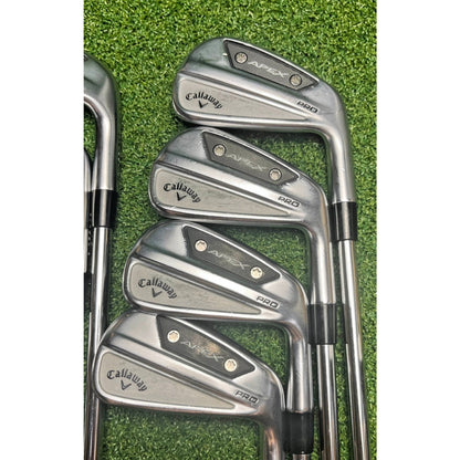 Callaway Apex 24 Pro Irons 4-PW, AW - Dynamic Gold Mid 115 S300 - Good