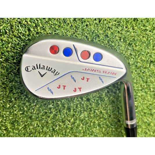 Callaway JAWS Raw Chrome 56/10S - TT Dynamic Gold VSS Spinner - Very Good