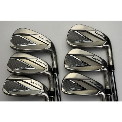 TaylorMade Stealth Irons 5-PW - Dynamic Gold EX Weight Lock S200 Stiff - VG