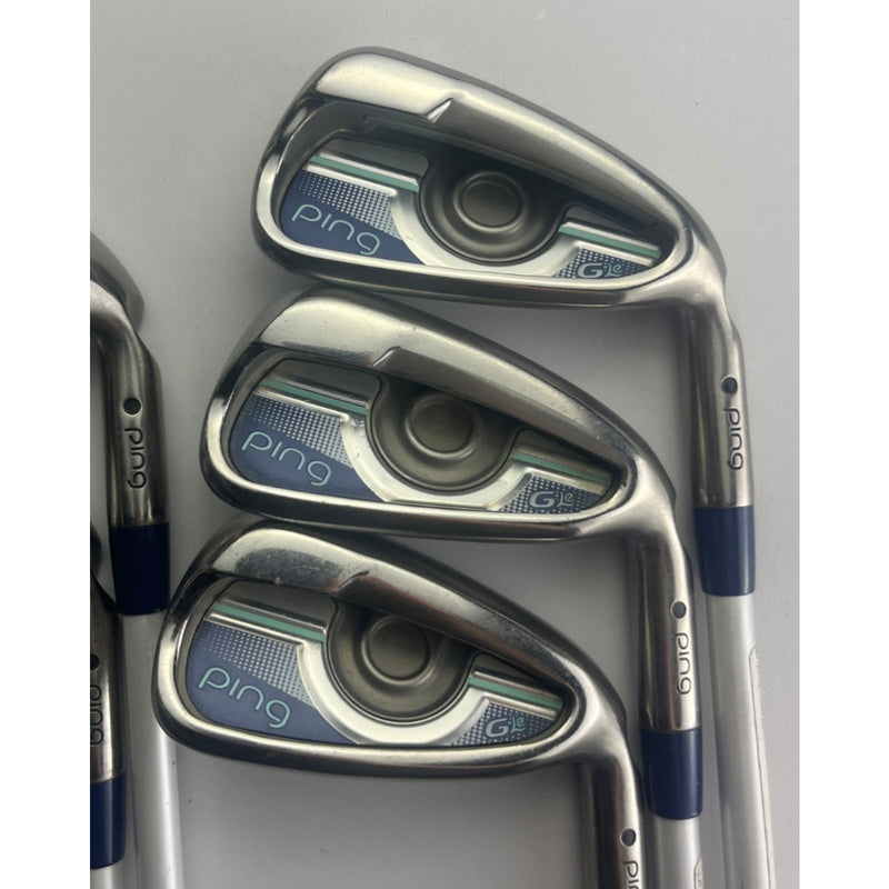 Ping GLE G LE Black Dot Irons 6-PW - ULT 230 Ladies Flex +0.5" - Very Good image 2