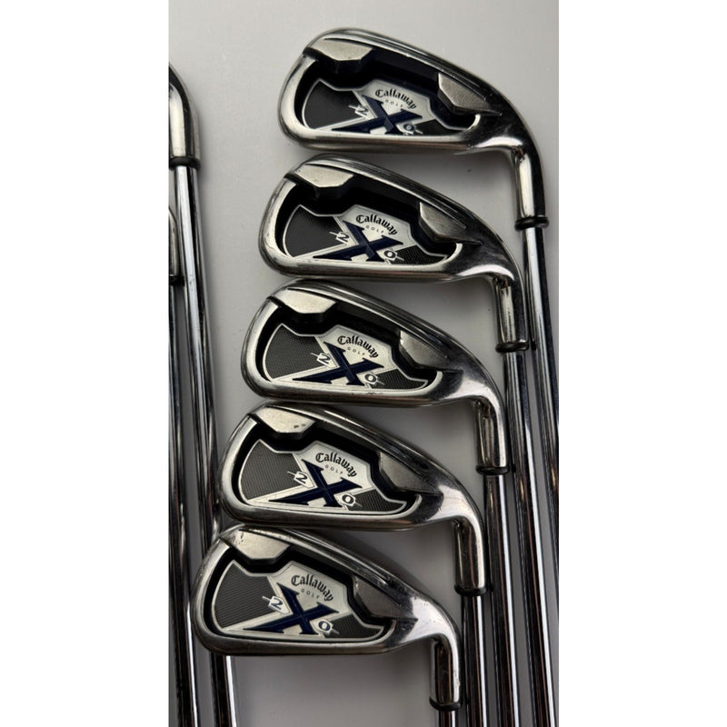 Callaway X20 Irons 3-PW, AW, SW, LW - Steel Uniflex X20 - Very Good image 2