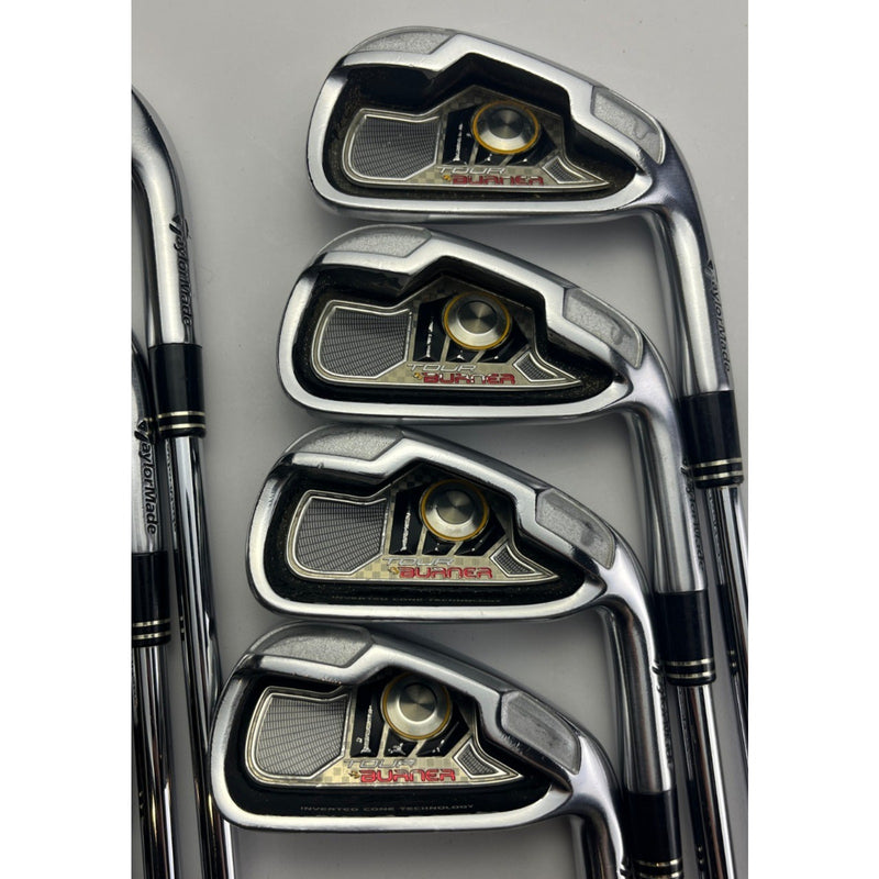 TaylorMade Tour Burner Irons, Right-Handed, Stiff flex, used, Very Good condition, view 2