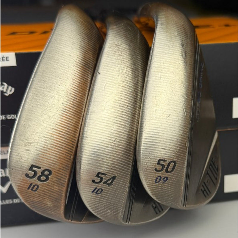 TaylorMade Milled Grind HI-TOE 3 50/54/58 Wedge Set - KBS Hi-Rev 2.0 115 - VG image 3