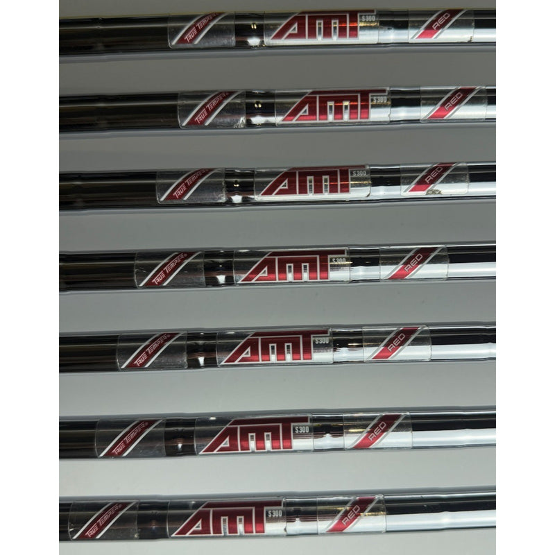 LH Titleist AP1 718 Irons 4-PW - TT AMT Red S300 Stiff Flex - Very Good image 7
