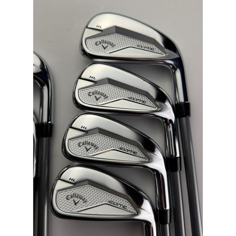 Callaway Elyte HL Irons 5-PW, AW - Denali 55G 5.0 Senior Flex - Very Good image 2