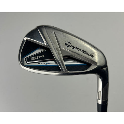 TaylorMade Sim Max Pitching Wedge PW - KBS Max 85 Stiff Flex - Very Good