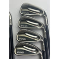 Ping G25 White Dot Irons 5-PW, UW, SW - Ping TFC 189 Regular Flex +1.0" - VG thumbnail 2