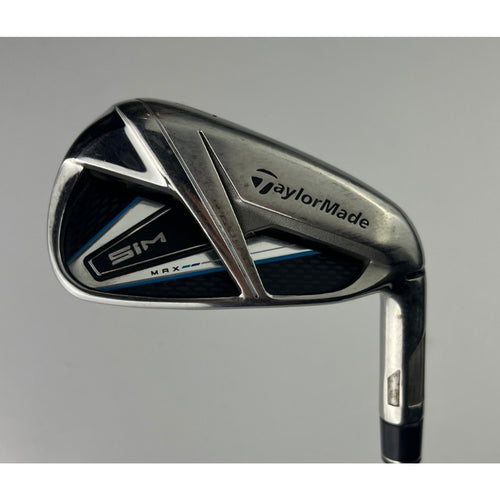 TaylorMade Sim Max 7 Iron - KBS Max 85 Stiff Flex - Very Good