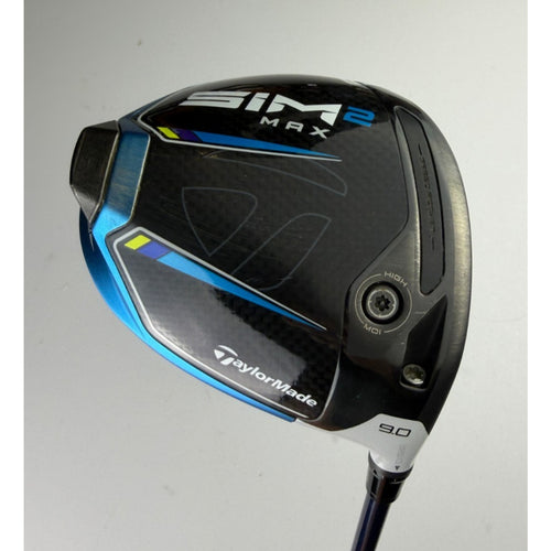 TaylorMade Sim 2 Max 9* Driver - Ventus Blue 5-S Stiff Flex - Very Good w/ HC