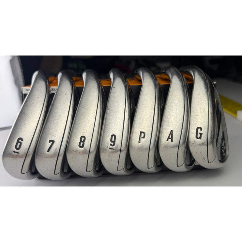 Callaway Mavrik Irons 6-PW, AW, SW - True Temper 95G Stiff Flex - Very Good image 6