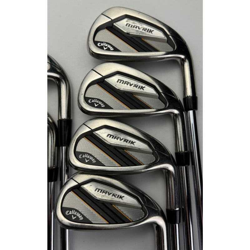 Callaway Mavrik Irons 6-PW, AW, SW - True Temper 95G Stiff Flex - Very Good image 2