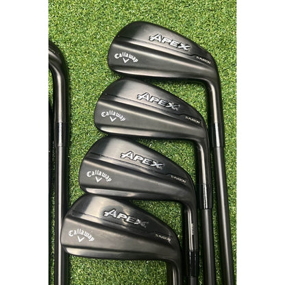 Callaway Apex Ti Fusion 4-PW, AW - KBS Max 85G Regular Flex - Excellent