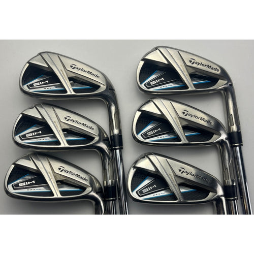 TaylorMade Sim Max Irons 5-PW - KBS Max 85 Regular Flex +0.25" - Good