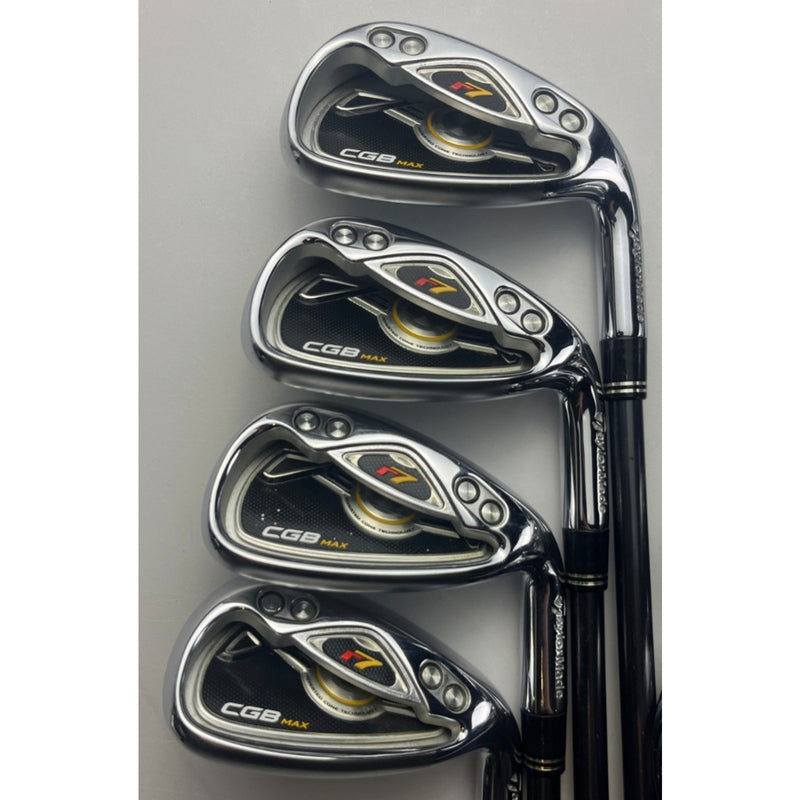 TaylorMade R7 CGB Max Irons 3-PW, SW - REAX 50G Regular Flex +0.75" - EXCELLENT — image 3