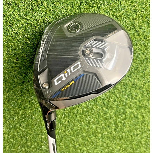 LH TaylorMade Qi10 Tour 15* 3 Wood - Tensei Blue 65FW Regular - New w/ HC