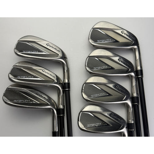 TaylorMade Stealth Irons 6-PW, AW, SW - Fujikura Ventus/REAX 6-R Regular - VG