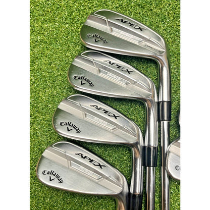 Callaway Apex Pro 21 Irons 4-PW - TT Elevate MPH 115 Stiff Flex - Good