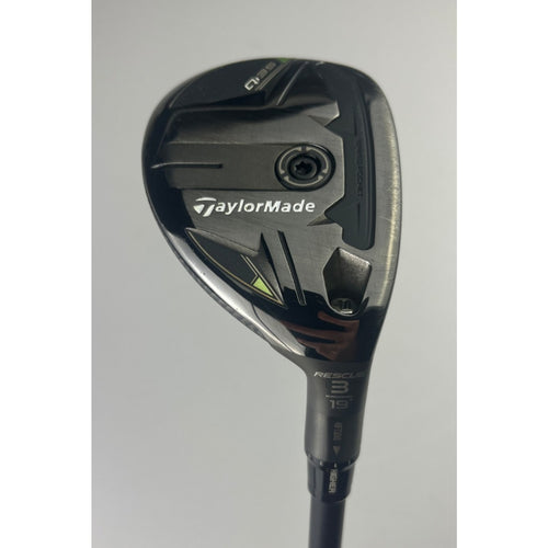 TaylorMade Qi35 Rescue 19* 3 Hybrid - Kaili Blue HY 85 Stiff - Excellent w/ HC