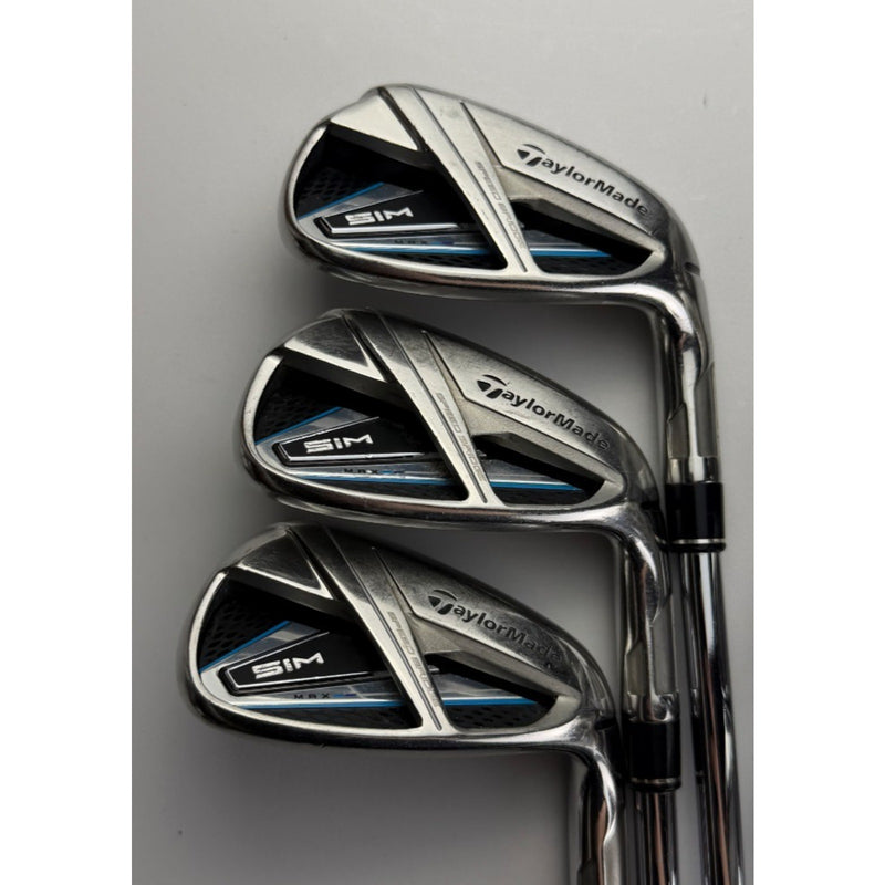 TaylorMade Sim Max Irons 5-PW, AW - KBS Max 85 Regular Flex - Very Good image 3
