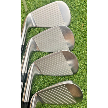 Titleist 2021 T100 Irons 4-PW - TT AMT Tour White S300 Stiff Flex - Very Good
